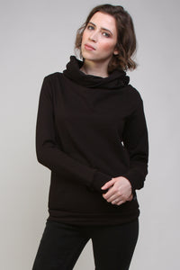 Hoodie SAYO aus Bio-Baumwolle - Black