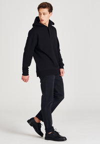 Hoodie WILL aus Bio-Baumwolle - Black