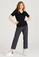 Givn Berlin Hose ELISA aus Bio-Baumwolle Trousers Dark Grey