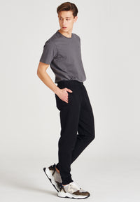 Organic Cotton Jogging Pants CHARLY - Black