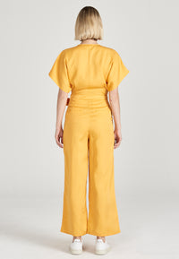 Givn Berlin Jumpsuit INGA aus TENCEL™ Lyocell Jumpsuit Mango Orange (Tencel)