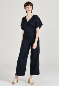 Givn Berlin Jumpsuit INGA aus TENCEL™ Lyocell Jumpsuit Midnight Blue (Tencel)
