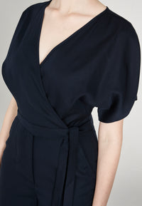 Givn Berlin Jumpsuit INGA aus TENCEL™ Lyocell Jumpsuit Midnight Blue (Tencel)