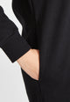 Givn Berlin Kapuzen-Sweatkleid ELENOR aus Bio-Baumwolle Dress Black