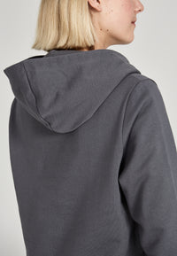 Givn Berlin Kapuzen-Sweatkleid ELENOR aus Bio-Baumwolle Dress Shadow Grey