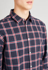 Givn Berlin Karo-Hemd KENT aus Bio-Baumwolle Buttoned Shirt Blue / Red (Checks)