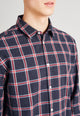Givn Berlin Karo-Hemd KENT aus Bio-Baumwolle Buttoned Shirt Blue / Red (Checks)