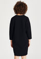 Givn Berlin Kleid HELEN aus Bio-Baumwolle Dress Black (Waffle)