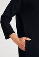 Givn Berlin Kleid HELEN aus Bio-Baumwolle Dress Black (Waffle)