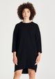 Givn Berlin Kleid HELEN aus Bio-Baumwolle Dress Black (Waffle)