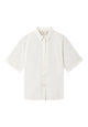 Givn Berlin Kurzarmbluse STINE aus TENCEL™ REFIBRA™ Lyocell Blouse White (Refibra)