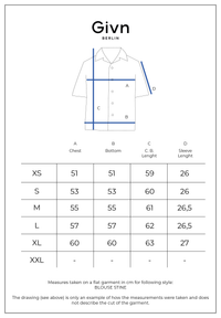Givn Berlin Kurzarmbluse STINE aus TENCEL™ REFIBRA™ Lyocell Blouse White (Refibra)