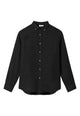 Givn Berlin Leinenhemd YVES aus Leinen  Buttoned Shirt Black (Linen)