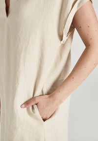 Givn Berlin Leinenkleid BIANCA aus Leinen Dress Beige (Linen)