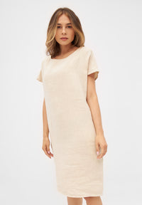 Givn Berlin Leinenkleid BLAIR aus Leinen Dress Beige (Linen)