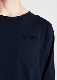 Givn Berlin Longsleeve MELVIN aus Bio-Baumwolle Longsleeve Midnight Blue