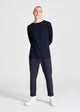 Givn Berlin Longsleeve MELVIN aus Bio-Baumwolle Longsleeve Midnight Blue