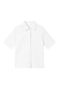 Givn Berlin Kurzarmbluse MADISON aus Bio-Baumwolle Blouse White