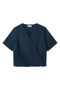 Givn Berlin Blusenshirt MISHA aus TENCEL™ Lyocell Blouse Midnight Blue (Tencel)