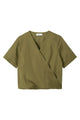 Givn Berlin Blusenshirt MISHA aus TENCEL™ Lyocell Blouse Olive Oil (Tencel)
