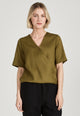 Givn Berlin Blusenshirt MISHA aus TENCEL™ Lyocell Blouse Olive Oil (Tencel)