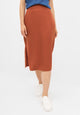Givn Berlin Midirock VALENTINA aus TENCEL™ REFIBRA™ Lyocell Skirt Terracotta (Refibra)