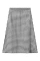 Givn Berlin Midirock VANA aus LENZING™ ECOVERO™ Skirt Midnight Blue / White (Checked)