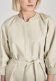 Givn Berlin Blusenkleid ODETTE aus Bio-Baumwolle Dress Beige