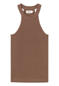 Givn Berlin Top OPHELIA aus Bio-Baumwolle Top Muddy Brown