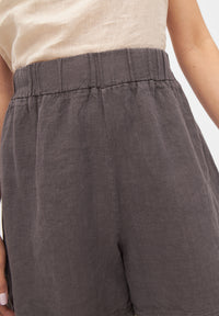 Givn Berlin Shorts CLEO aus Leinen Shorts Taupe (Linen)