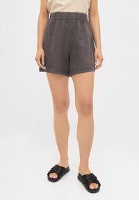 Givn Berlin Shorts CLEO aus Leinen Shorts Taupe (Linen)