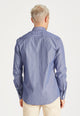 Givn Berlin Streifen-Hemd KENT aus Bio-Baumwolle Buttoned Shirt Navy Blue / White (Thin Stripes)