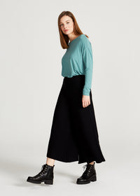 Givn Berlin Strick-Culotte TRACY aus Bio-Baumwolle Trousers Black
