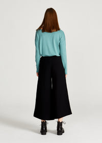 Givn Berlin Strick-Culotte TRACY aus Bio-Baumwolle Trousers Black