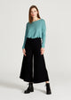 Givn Berlin Strick-Culotte TRACY aus Bio-Baumwolle Trousers Black