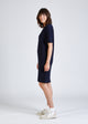 Strickkleid VALERIE aus Bio-Baumwolle - Blue