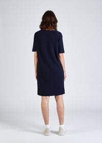 Strickkleid VALERIE aus Bio-Baumwolle - Blue