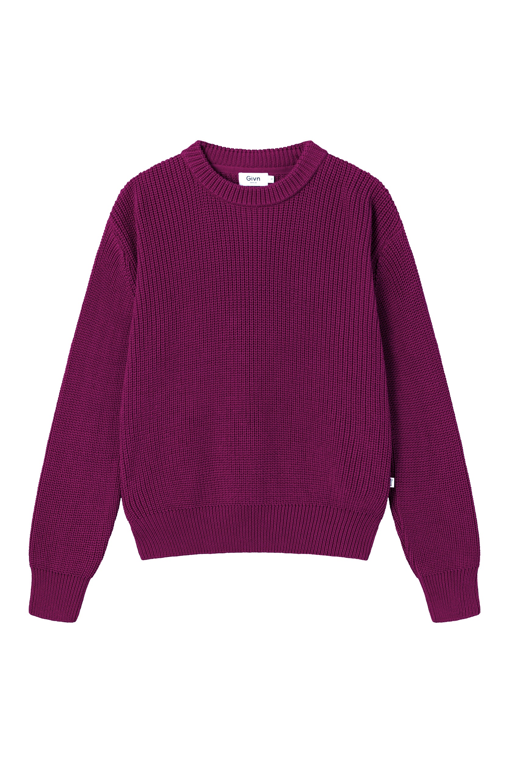 Givn Berlin Strickpullover ARIA aus Bio-Baumwolle Sweater Dark Pink