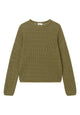 Givn Berlin Strickpullover BRIANA aus Bio-Baumwolle Sweater Olive Oil