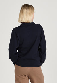 Givn Berlin Strickpullover CAMILLA aus Bio-Baumwolle Sweater Midnight Blue
