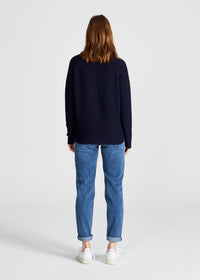 Givn Berlin Strickpullover CHELSEA aus Bio-Baumwolle Sweater Blue
