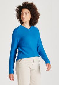 Givn Berlin Strickpullover CHELSEA aus Bio-Baumwolle Sweater Imperial Blue