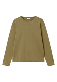 Givn Berlin Strickpullover DENIS aus Bio-Baumwolle Sweater Olive Oil