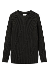 Givn Berlin Strickpullover JULIAN aus Bio-Baumwolle Sweater Black