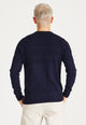 Givn Berlin Strickpullover LEANDER aus Bio-Baumwolle Sweater Blue