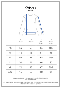 Givn Berlin Sweater ARIANA aus Bio-Baumwolle Sweater Taupe