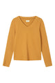 Givn Berlin Sweater EDDA aus recycelter Baumwolle Sweater Mustard