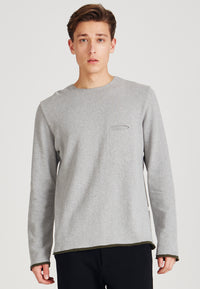 Givn Berlin Sweater EMIL aus recycelter Baumwolle Sweater Light Grey