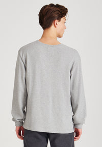 Givn Berlin Sweater TABOR aus recycelter Baumwolle Sweater Light Grey