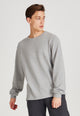 Givn Berlin Sweater TABOR aus recycelter Baumwolle Sweater Light Grey